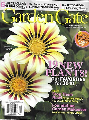 #ad Garden Gate Magazine Favorite Plants of the Year Foundation Makeover Weeds 2010. $13.45