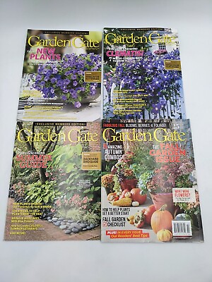 #ad Lot of FOUR Garden Gate Magazines Feb Apr Aug 2017 amp; Oct 2020Garden Gate Issues $13.56