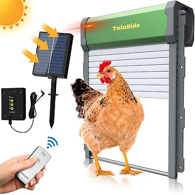 #ad Automatic Chicken Coop Door €‹Solar Powered Ip67 Waterproof Automatic Chicken $50.76