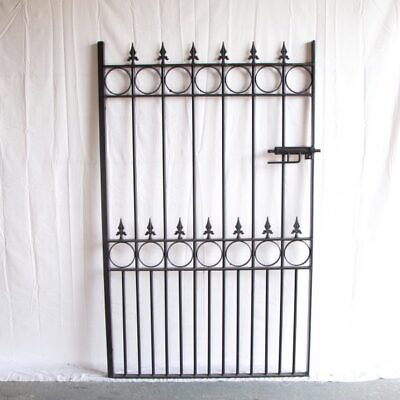 #ad Heavy Metal Garden Pedestrian Gate 5x4#x27; Feet Victorian Style Wrought Iron Gate $945.00