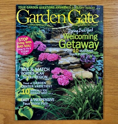 #ad GARDEN GATE Magazine Vintage Issue From November December 2007 $7.79