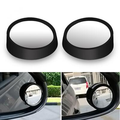 #ad 2x Blind Spot Mirror Rear Side View Towing Car Van Motorcycle Adjust Wide Angle $7.09