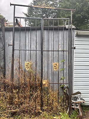 #ad Cast Iron Gate Entrance Garden Fence amp; Gate Lot Patio. $1200.00