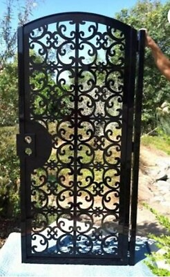 #ad Italian Metal Gate Custom Pedestrian Walk Entry Garden Iron Art Iron 36 72 $1549.00