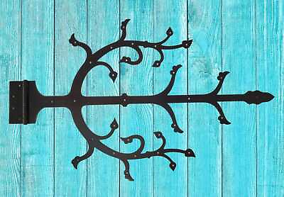 #ad Wrought Iron Hinge Black Gate Hinges Stylish Touch For Outdoor Decor $172.49