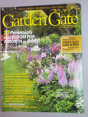 #ad Garden Gate Magazine December 2017 Perennials Plants Backyard Patio Design $7.95