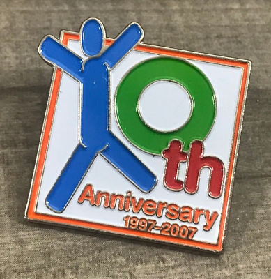 #ad The Home Depot 10th Anniversary 1997 2007 Kids Workshop Hat Jacket Vest Pin $5.50