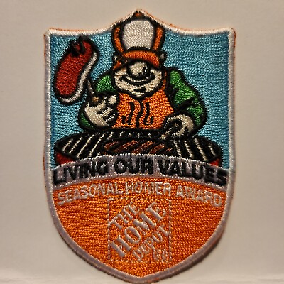 #ad The Home Depot Living Our Values Seasonal Homer Award Collectible Patch BBQ $4.99
