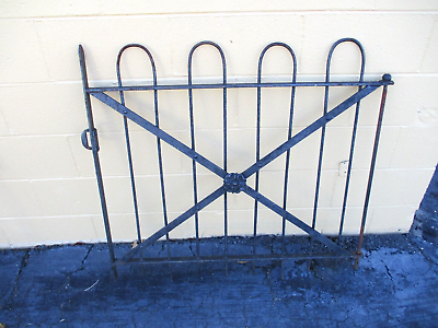 #ad GARDEN 01: Iron Victorian Gate Fence 39quot;W x 32quot;H $285.00