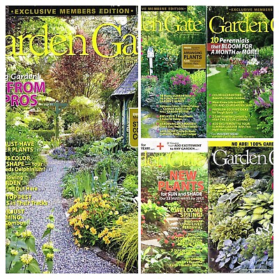 #ad Garden Gate Magazine Lot 5 Issues 2017 and Earlier New Plants Tips Color Pro $29.74