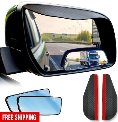 #ad 2pcs Blind Spot Car Mirror 360° Wide Angle Convex Rear Side View ‎Adjustable. $80.99