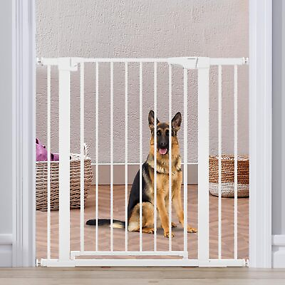 #ad 36quot; High Extra Tall Dog Gate 29.6quot; 40.5quot; Wide Pressure Mounted $60.89