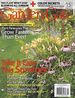 #ad Garden Gate Magazine Plant Perennials Summer Flowers Weekend Getaway Color 2009. $13.45