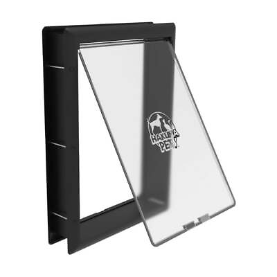 #ad Pets Black Essential Large Pet Door for Screens Doors amp; Walls $37.80