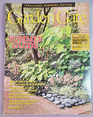 #ad Garden Gate Magazine August 2017 Spectacular Summer Guide Plants Flowers Birds $6.95