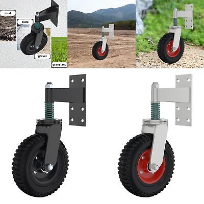 #ad Gate Wheel Heavy Duty Spring Loaded Gate Caster for Metal Gates Fence Gates $121.62