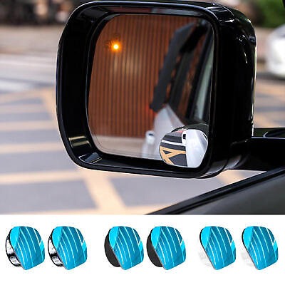 #ad Blind Spots Car Mirror 2Pcs Glass Rearview Automotive Mirrors Convex Wide Angle $9.58