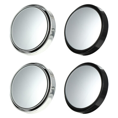 #ad 2 Pairs Blind Spot Mirrors Practical Car Rearview Mirror Motorcycle Blind Spot $9.77