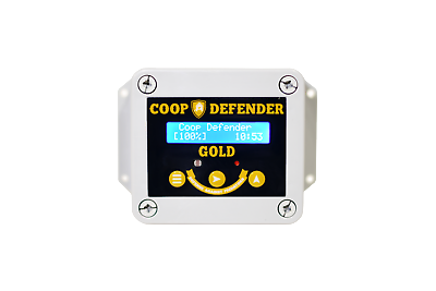 #ad Coop Defender Gold Chicken Coop Door Automatic Opener Timer and Light Sensor $139.99