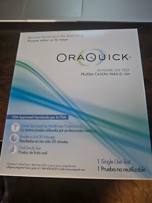 #ad OraQuick In Home HIV Test Expires 04 2026 RESULTS IN 20 MIN $14.06