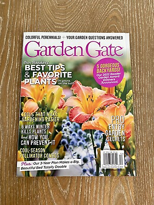 #ad Garden Gate Magazine November December 2022 Gardening tips Best Plants Flowers $14.95
