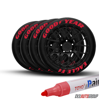 #ad TOYO Tire Letters Waterproof Permanent Paint Marker Pen Car Tires Rubber Metal $12.99