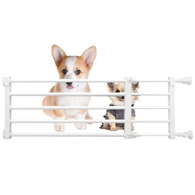 #ad Short Dog GateSmall Expandable Dog Gates for Doorways 22quot; 39.37quot;Pressure Gates $32.99