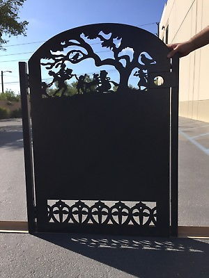#ad Metal Art Gate Iron Garden Decorative Gate laser Cut Metal Designer Gate 36x48 $1149.00