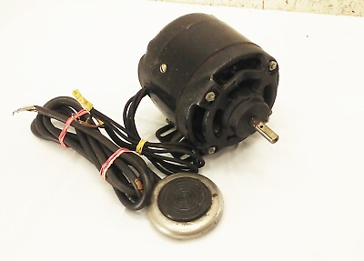 #ad Vtg GE electric motor 1 20 hp 3 8quot; shaft 1725rpm 115v USA w speed control pedal $42.99