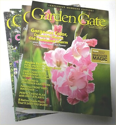 #ad 4x Garden Gate EXCLUSIVE MEMBER EDITIONS Magazines 2016 2017 Double Issues $17.79