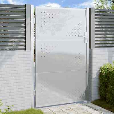 #ad #ad Garden Gate 39.4quot;x59.1quot; Stainless Steel H4U7 $231.99