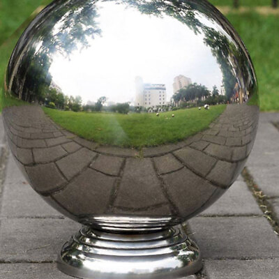 #ad Glass Balls Decorative For Yard Outdoor Metal Garden Base Show Rack $7.75