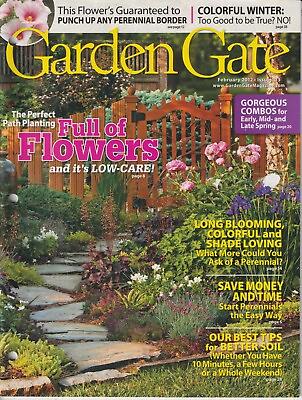 #ad Garden Gate February 2012 The Perfect Plant Planting Full of Flowers Magazine $12.83