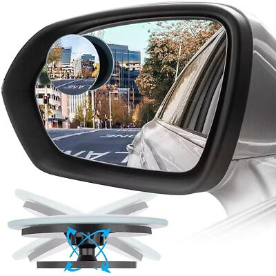 #ad Upgraded Car Blind Spot Rear View Mirror Wide Angle Adjustable Y8C6 $5.49