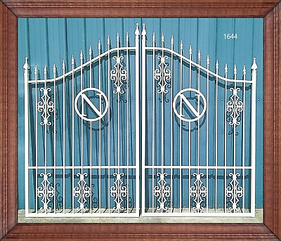 #ad On Sale #1644 Wrought Iron Style Steel Metal Gate 10#x27; Home Door Safety Security $1895.00